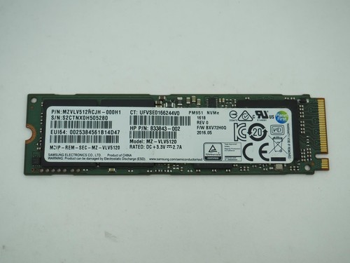 Samsung 512gb nvme ssd - m.2,